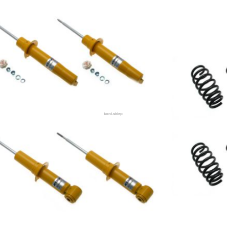 ZESTAW ZAWIESZENIA KONI SPORT SKODA OCTAVIA MK 2 VW GOLF MK 5 VW GOLF PLUS MK 5 AUDI A3 MK 2 SEAT TOLEDO MK 3 SEAT ALTEA