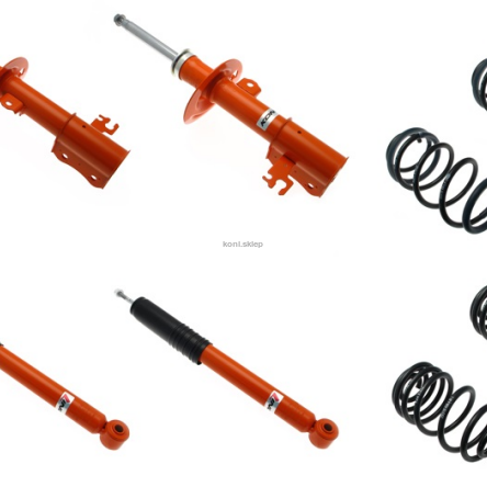 ZESTAW ZAWIESZENIA KONI STRT OPEL CORSA D FIAT GRANDE PUNTO ALFA ROMEO MITO 955 FIAT PUNTO EVO