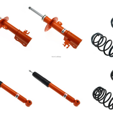 ZESTAW ZAWIESZENIA KONI STRT SKODA OCTAVIA MK 2 AUDI A3 MK 2 VW GOLF MK 5 SEAT ALTEA SEAT TOLEDO MK 3 VW GOLF PLUS MK 5