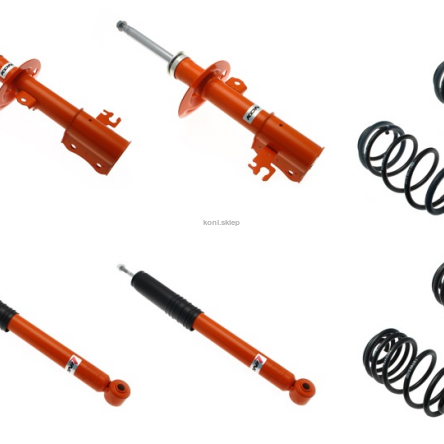 ZESTAW ZAWIESZENIA KONI STRT SKODA OCTAVIA MK 2 AUDI A3 MK 2 VW GOLF MK 5 SEAT ALTEA SEAT TOLEDO MK 3 VW GOLF PLUS MK 5