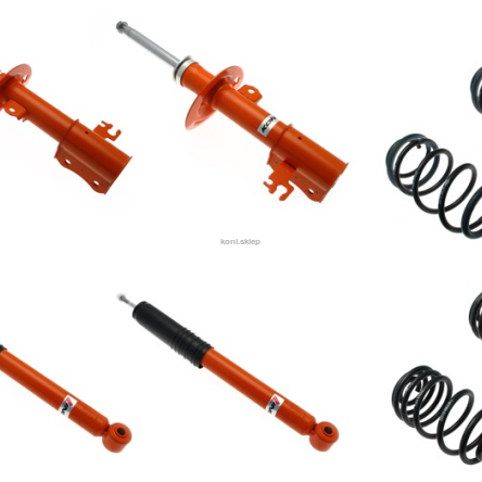 ZESTAW ZAWIESZENIA KONI STRT VW GOLF MK 4 VW BORA MK 1 AUDI A3 MK 1 SEAT LEON MK 1